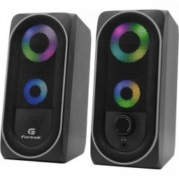 Caixa de Som Multimídia Gamer Black Hawk Rgb Fortrek G - 2