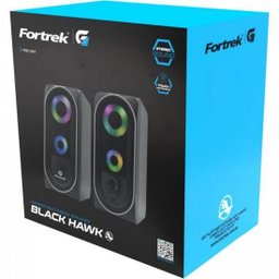 Caixa de Som Multimídia Gamer Black Hawk Rgb Fortrek G - 3