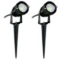 Ver imagem 1 de Kit 2x Espeto de Jardim 3w Verde Bivolt À Prova D'água