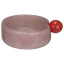 Ver imagem 1 de Centro de Mesa Decorativo de Vidro Lilás 6x18x18cm Sala Jantar Decoração Enfeite