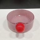 Ver imagem 2 de Vaso Decorativo Centro Mesa Home&co Vidro 6x18x18cm Lilás Fruteira