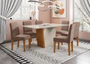 Ver imagem 1 de Conjunto Mesa Veneza 160cm com 6 Cadeiras Ana New Ceval