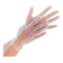 Ver imagem 2 de Luva de Vinil Vinilvolk Descartável c/Amido Caixa com 100 Un Tam M