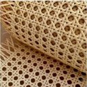 Ver imagem 1 de Telinha Rattan Largura 80cm / Palhinha Indiana Sextavada em Celulose Fibra Natural - Telinha 80x50cm