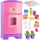 Ver imagem 4 de Geladeira Brinquedo Criança Infantil Sonho de Menina Lilás/Rosa Sweet Fantasy Cardoso Toys