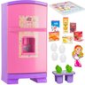 Geladeira Brinquedo Criança Infantil Sonho de Menina Lilás/Rosa Sweet Fantasy Cardoso Toys - 4