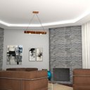 Ver imagem 4 de Lustre Rustico Pendente 1 Lâmpada Luminaria De Teto Caibro Bivolt 110/220v