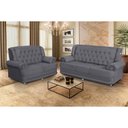 Ver imagem 1 de Conjunto de Sofá 2,00 X 1,50m 3 e 2 Lugares Suede Filadélfia