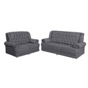 Ver imagem 2 de Conjunto de Sofá 2,00 X 1,50m 3 e 2 Lugares Suede Filadélfia