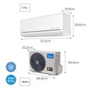 Ver imagem 6 de Ar Condicionado Split Inverter Midea Ai Ecomaster 9000 BTUS Frio 220V 42EZVCC09M5