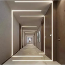 Ver imagem 4 de Kit 5 Perfil Embutir 30x20mm para Fita Led 2m Alumínio - Preto