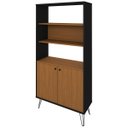 Ver imagem 4 de Estante para Livros e Decor 2 Portas Hit Freijó/preto