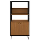 Ver imagem 5 de Estante para Livros e Decor 2 Portas Hit Freijó/preto