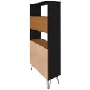 Ver imagem 6 de Estante para Livros e Decor 2 Portas Hit Freijó/preto