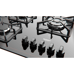 Cooktop a Gás 5 Bocas Preto com Mesa de Vidro e Tripla Chama Dako Diplomata Bivolt - 4
