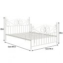 Ver imagem 5 de Cama Queen em Ferro Clássica Elizabeth:Branco