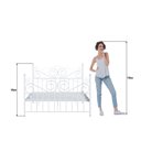Ver imagem 5 de Cama Queen em Ferro Clássica Elizabeth:branco