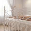 Ver imagem 3 de Cama Queen em Ferro Clássica Elizabeth:Branco