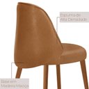 Ver imagem 5 de Conjunto de Mesa de Jantar Bia Tampo Laminado com 6 Cadeiras Marrom/Caramelo/Cinamomo