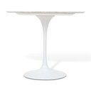 Ver imagem 2 de Mesa de Jantar Tulipa Saarinen Redonda 100cm Mármore Carrara - Branco