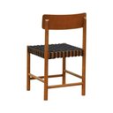 Ver imagem 6 de Kit 2 Cadeiras Amber Madeira Maciça - Amêndoa Trançado Corda na Cor Preta