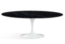 Ver imagem 1 de Mesa de Jantar Saarinen Oval 137x90cm Mármore Nero - Branco