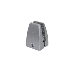 Suporte para fixa Divisorias Piso e Parede na Cor Prata 2 Peças - 2