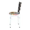 Ver imagem 2 de 2 Cadeiras Branca para Cozinha Hawai Cappuccino Premium Assento Floral Cor:happy Hour