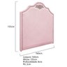Kit Cabeceira e Calçadeira Queen Orlando P02 160 cm para cama Box Suede - Doce Sonho Móveis KIT CABE - 4