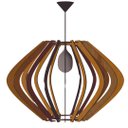 Ver imagem 1 de Luminária Teto tipo Pendente PARENTESIS MDF Completa -:Marrom