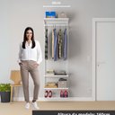 Ver imagem 3 de Closet Aberto Modular para Solteiro 65cm Legacy 10 Branco