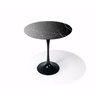 Mesa Saarinen Lateral - Nero Marquina 50cm de Diâmetro - 1