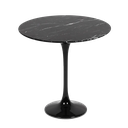 Ver imagem 3 de Mesa Saarinen Lateral - Nero Marquina 50cm de Diâmetro