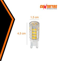 Lâmpada De Led Halopim G9 5w Para Lustre E Arandelas 3000k - 2