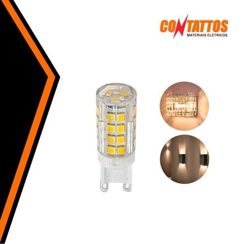 Lâmpada de Led Halopim G9 5w para Lustre e Arandelas 3000k