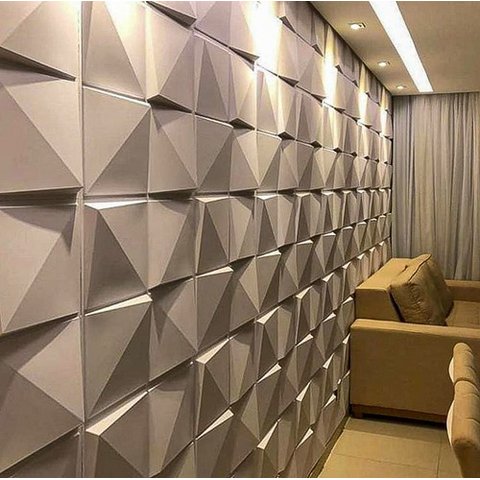 Placas Decorativas de Parede Ilove3d Luxo Modelos Cubos