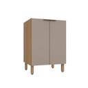 Ver imagem 2 de Balcão de Cozinha 2 Portas sem Tampo 60cm Vitra Luciane Móveis