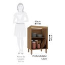 Ver imagem 3 de Balcão de Cozinha 2 Portas sem Tampo 60cm Vitra Luciane Móveis