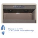 Ver imagem 3 de Mesa de Cabeceira Inteligente - Ct-21 - com Carregador por Indução, Som Bluetooth e Luz Noturna Mmj-
