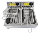 Ver imagem 2 de Fritadeira Elétrica a Óleo Jumbo 14 Litros Inox com Tampa:110v/inox