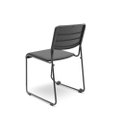 Ver imagem 3 de Cadeira Fixa Empilhável Estofada Iven Fixa Preta