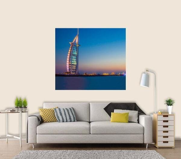 Papel De Parede 3D Dubai 0002 (1M X 1M) - 1