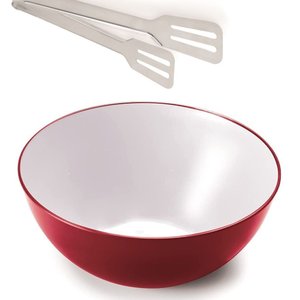 Saladeira de 4 Litros com Pegador em Inox Utensilios do Chef