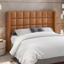 Ver imagem 5 de Cabeceira Cama Box Casal 140cm Paris Couríssimo Whisky
