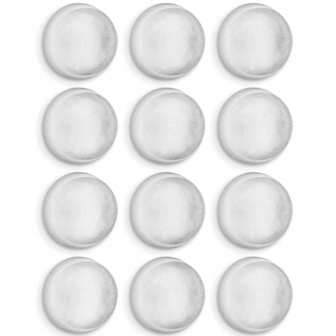 Protetores Anti-impacto Transpararente com 12 Peças 21 X 21 Mm - Pr2143 - Pinceis Atlas