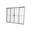 Ver imagem 3 de Vitrô 4 Folhas de Correr Aluminio Brilhante com Grade 1,00x1,20