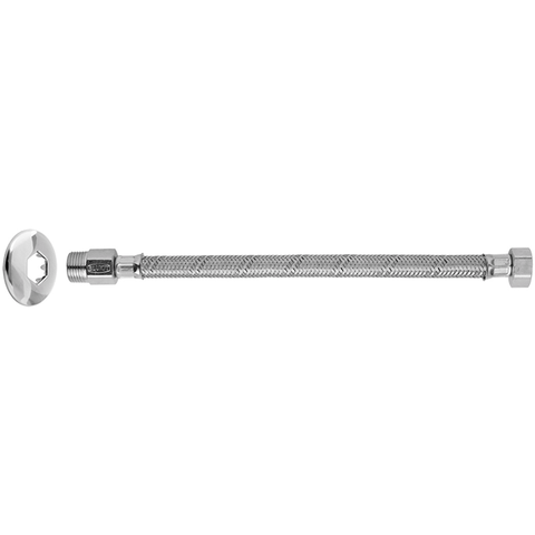 Engate Flexível Inox para Água 20cm M/f 1/2 250153 - Blukit