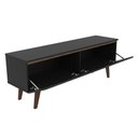 Ver imagem 5 de Rack para TV até 55 Polegadas Madesa Le Mans com 2 Portas Rustic/Preto Cor:Rustic/Preto