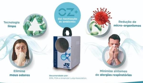 Gerador de Ozônio OZ+ Para ambientes - 4