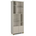 Ver imagem 1 de Livreiro Taurus Sala Escritório com 2 Portas e Nichos Off White